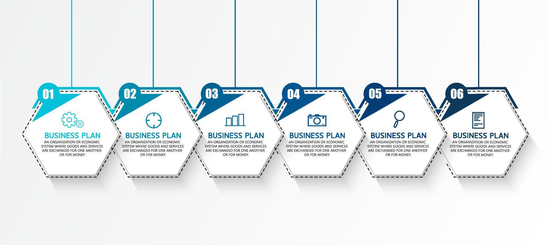 timeline infographic template Presentation business idea with icons, options or steps. infographics for business ideas Can be used for data graphics, flowcharts, websites, banners. vector