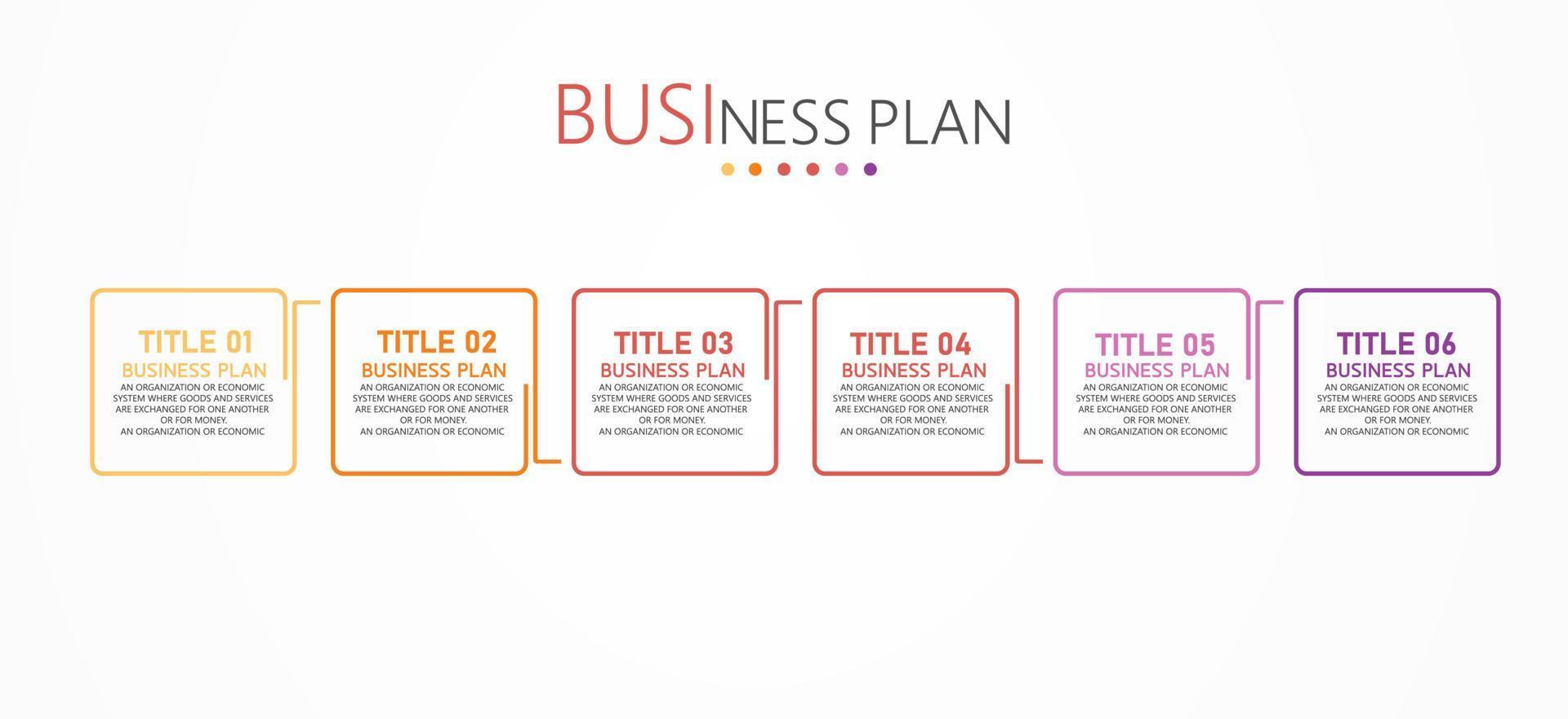 idea de negocio de presentación de plantilla infográfica de línea de tiempo con iconos, opciones o pasos. las infografías para ideas de negocios se pueden usar para gráficos de datos, diagramas de flujo, sitios web, pancartas. vector