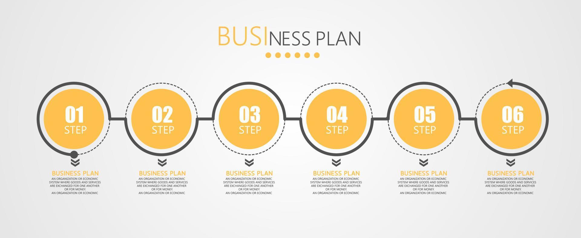 timeline infographic template Presentation business idea with icons, options or steps. infographics for business ideas Can be used for data graphics, flowcharts, websites, banners. vector