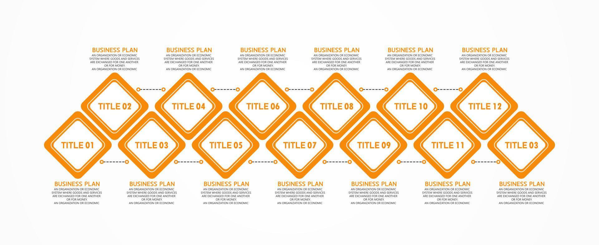timeline infographic template Presentation business idea with icons, options or steps. infographics for business ideas Can be used for data graphics, flowcharts, websites, banners. vector