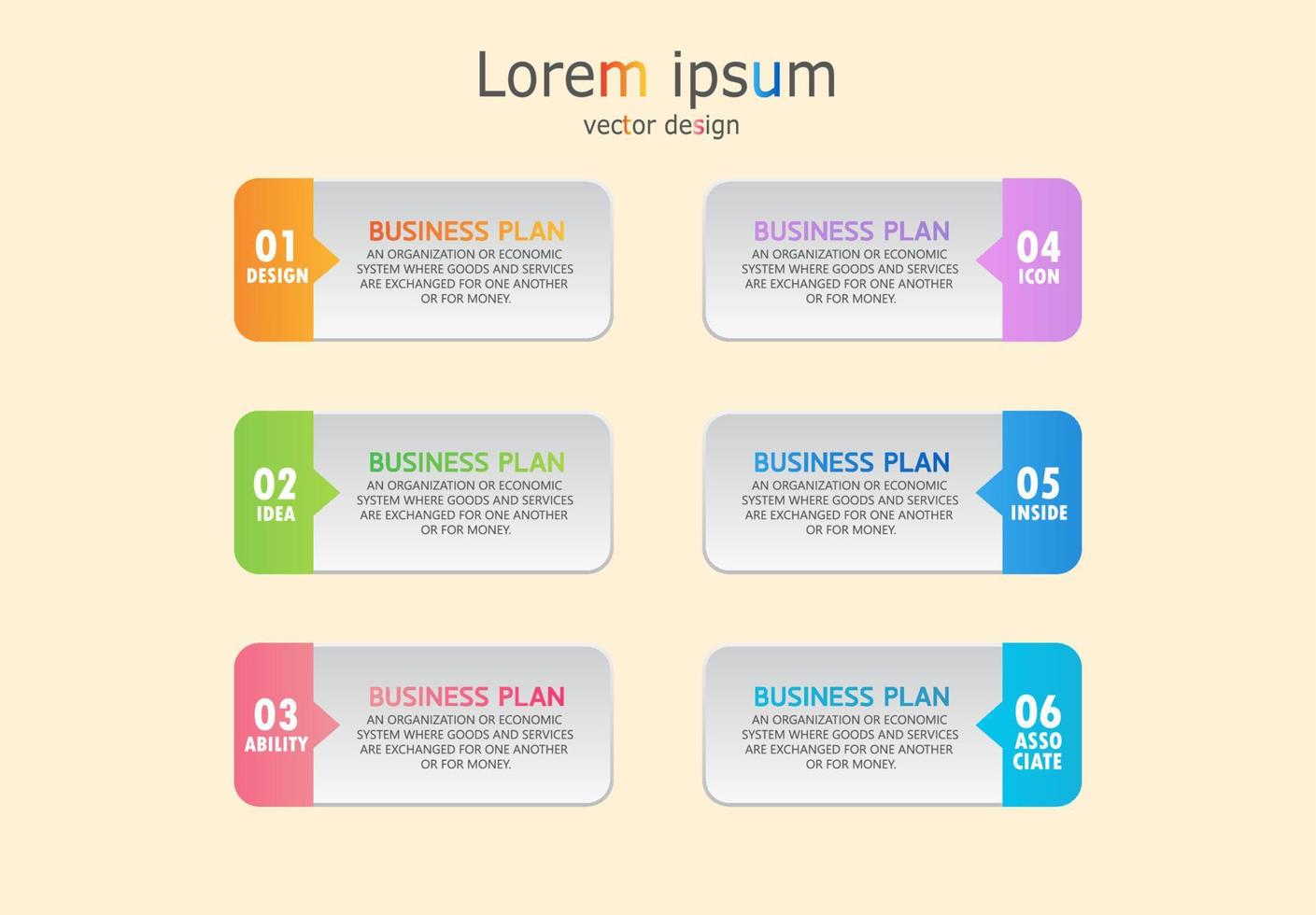 idea de negocio de presentación de plantilla infográfica de línea de tiempo con iconos, opciones o pasos. las infografías para ideas de negocios se pueden usar para gráficos de datos, diagramas de flujo, sitios web, pancartas. vector