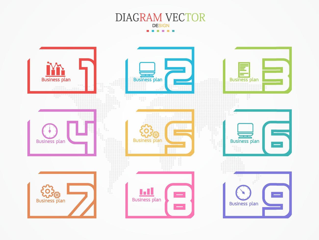 timeline infographic template Presentation business idea with icons, options or steps. infographics for business ideas Can be used for data graphics, flowcharts, websites, banners. vector