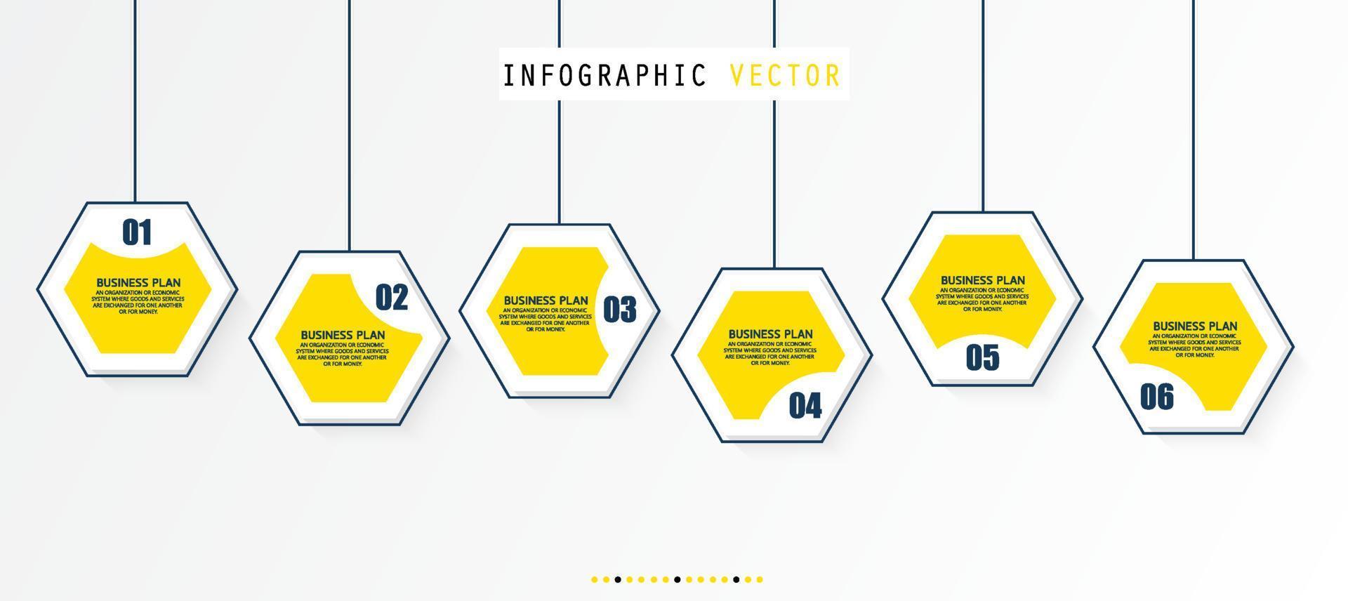 timeline infographic template Presentation business idea with icons, options or steps. infographics for business ideas Can be used for data graphics, flowcharts, websites, banners. vector