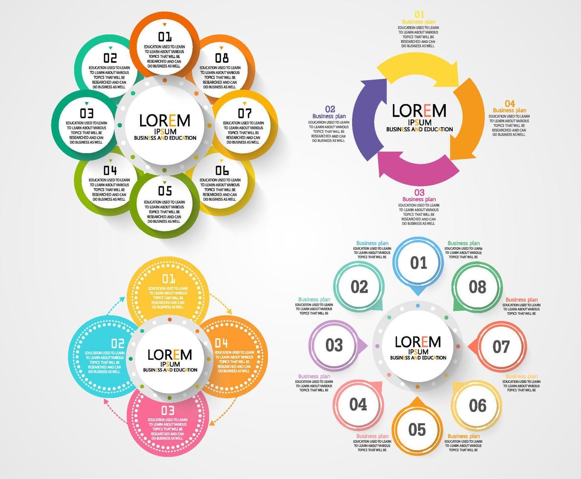 timeline infographic template Presentation business idea with icons, options or steps. infographics for business ideas Can be used for data graphics, flowcharts, websites, banners. vector