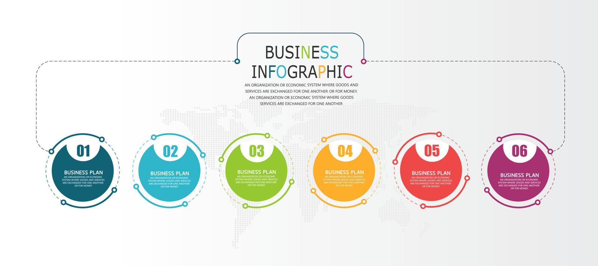 timeline infographic template Presentation business idea with icons, options or steps. infographics for business ideas Can be used for data graphics, flowcharts, websites, banners. vector
