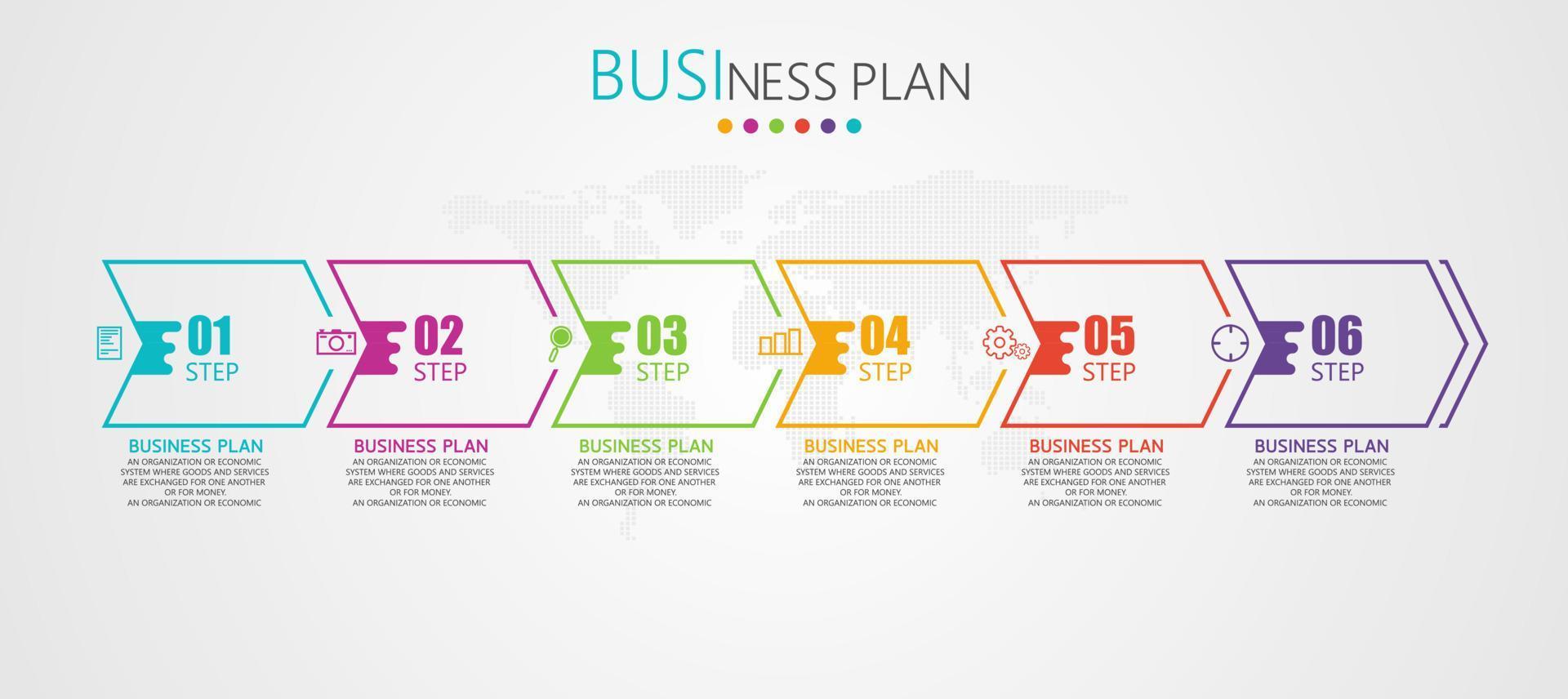 timeline infographic template Presentation business idea with icons, options or steps. infographics for business ideas Can be used for data graphics, flowcharts, websites, banners. vector