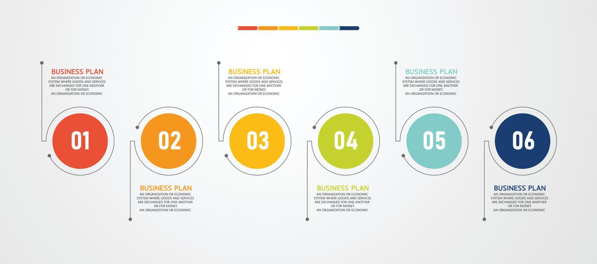 idea de negocio de presentación de plantilla infográfica de línea de tiempo con iconos, opciones o pasos. las infografías para ideas de negocios se pueden usar para gráficos de datos, diagramas de flujo, sitios web, pancartas. vector