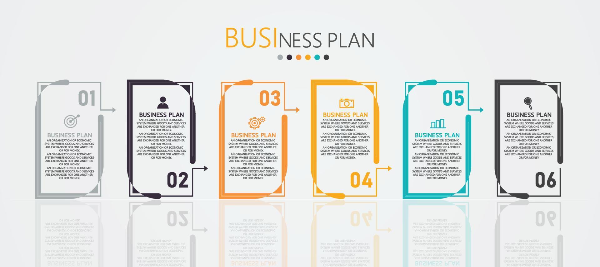 timeline infographic template Presentation business idea with icons, options or steps. infographics for business ideas Can be used for data graphics, flowcharts, websites, banners. vector