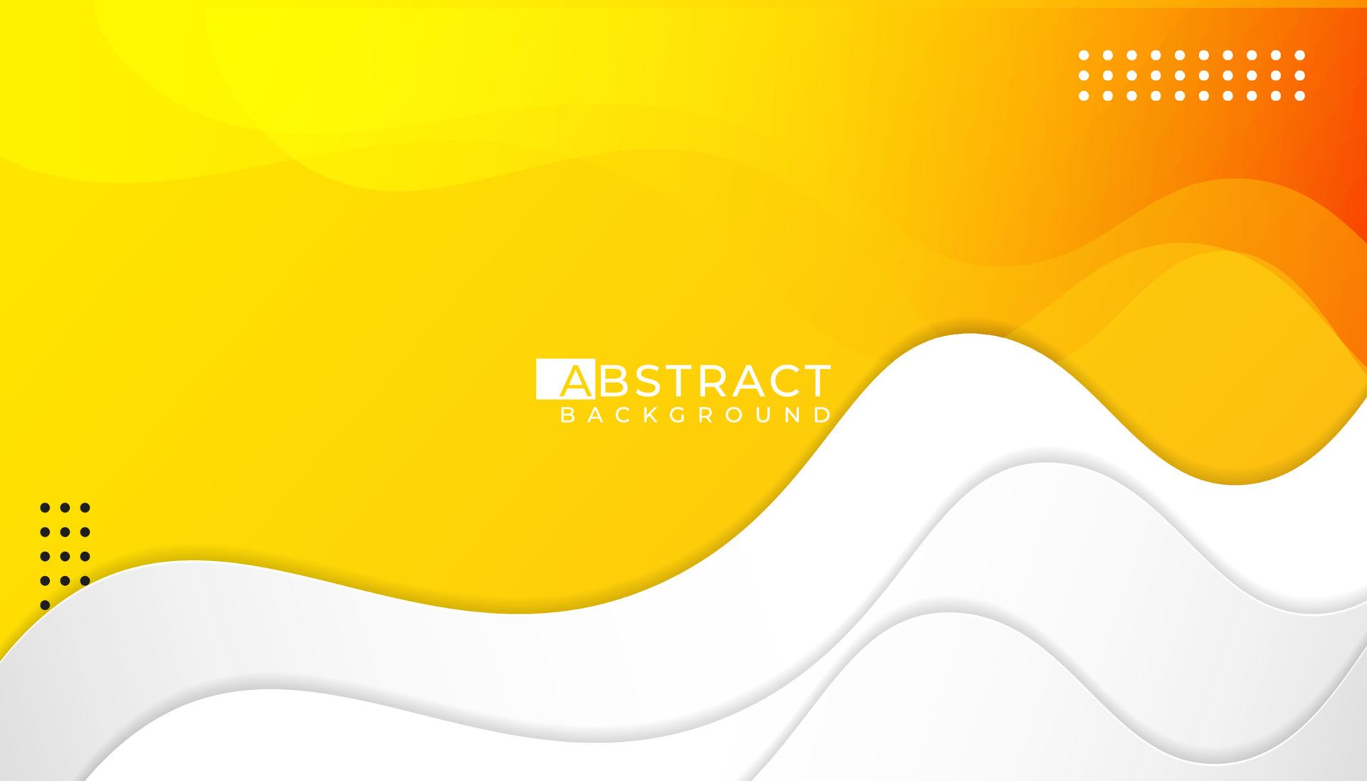 Abstract background with wave yellow and grey colour 5560393 Vector Art