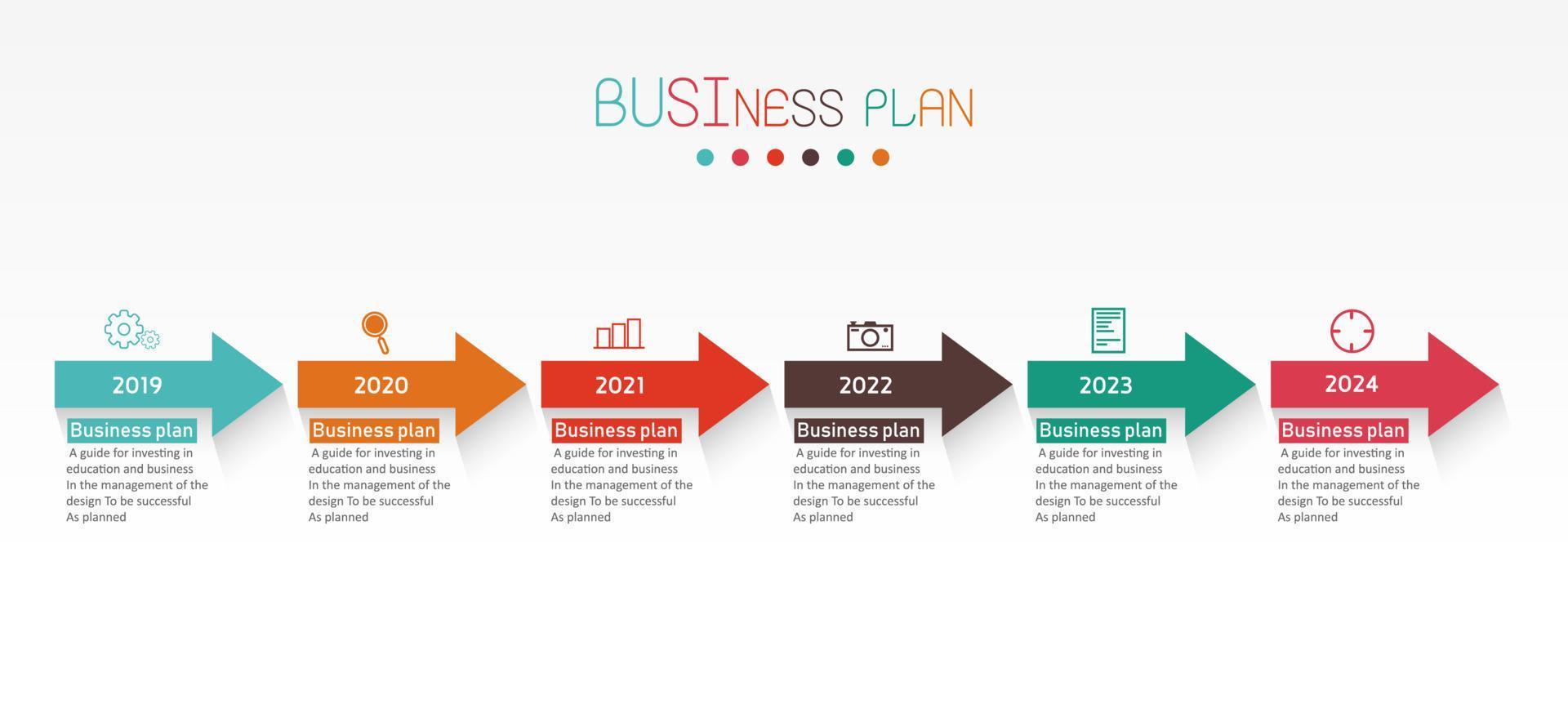 timeline infographic template Presentation business idea with icons, options or steps. infographics for business ideas Can be used for data graphics, flowcharts, websites, banners. vector