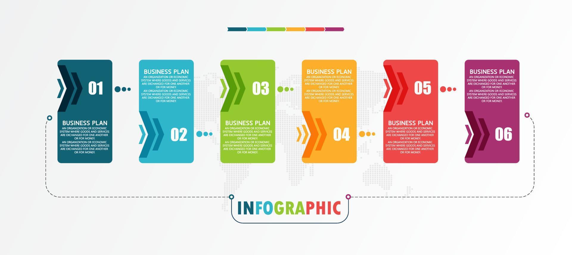 timeline infographic template Presentation business idea with icons, options or steps. infographics for business ideas Can be used for data graphics, flowcharts, websites, banners. vector