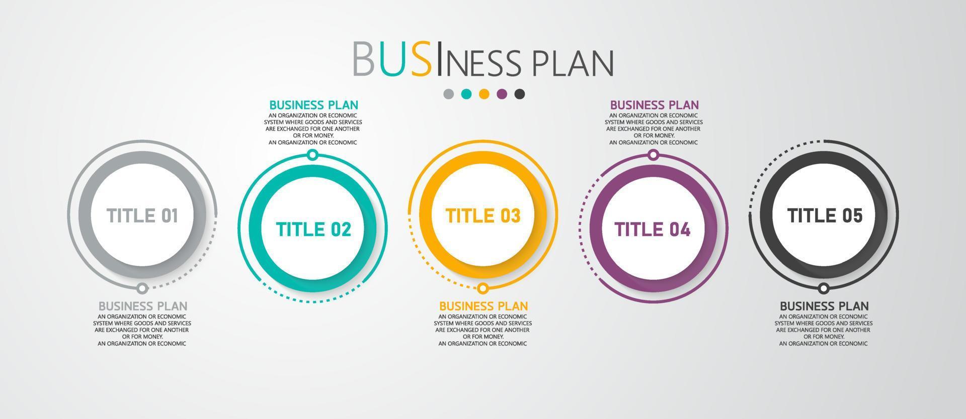 timeline infographic template Presentation business idea with icons, options or steps. infographics for business ideas Can be used for data graphics, flowcharts, websites, banners. vector