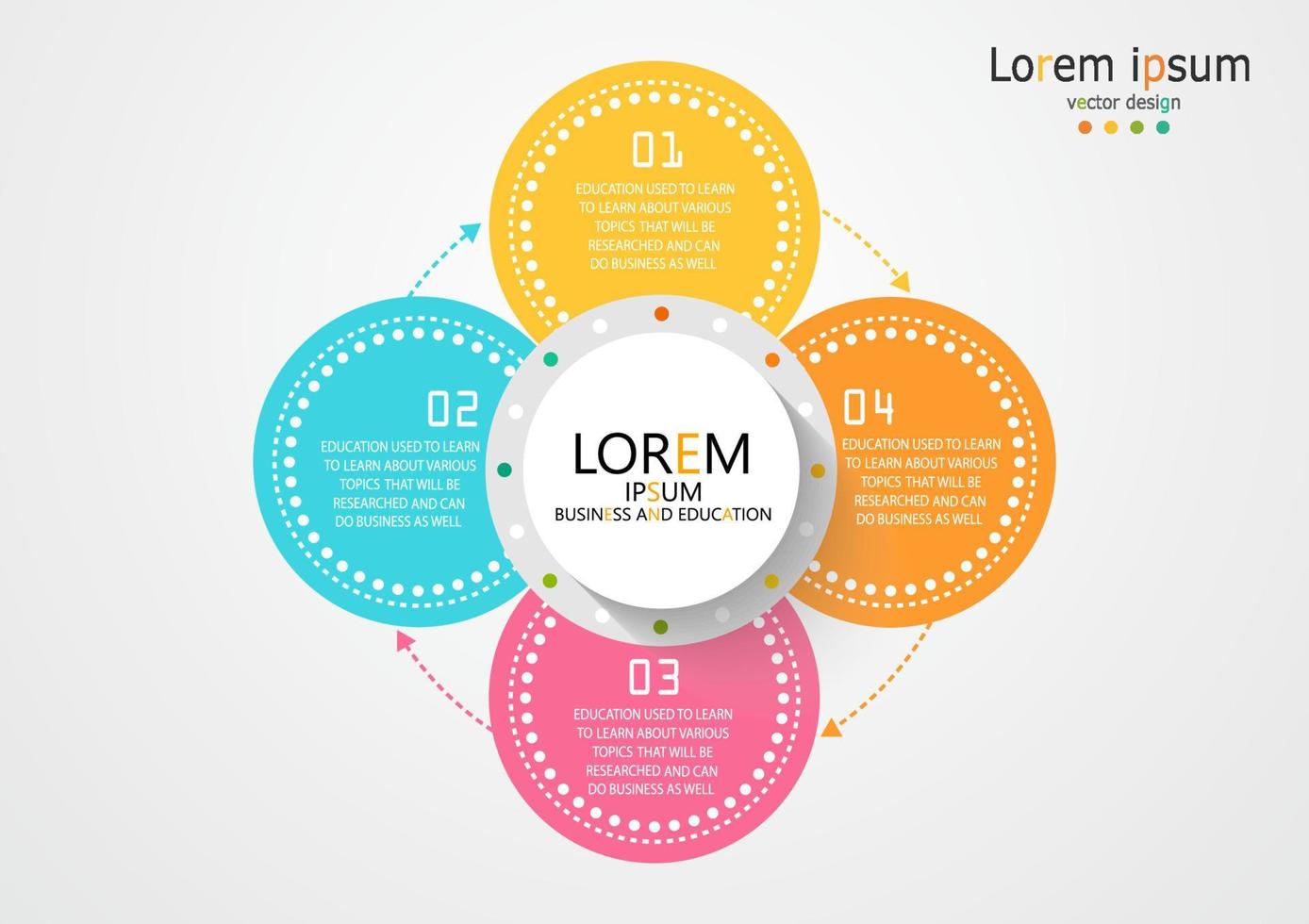 timeline infographic template Presentation business idea with icons, options or steps. infographics for business ideas Can be used for data graphics, flowcharts, websites, banners. vector