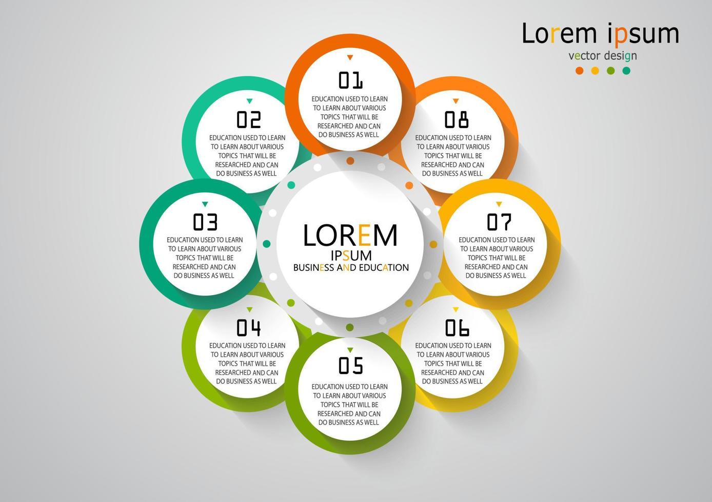 timeline infographic template Presentation business idea with icons, options or steps. infographics for business ideas Can be used for data graphics, flowcharts, websites, banners. vector