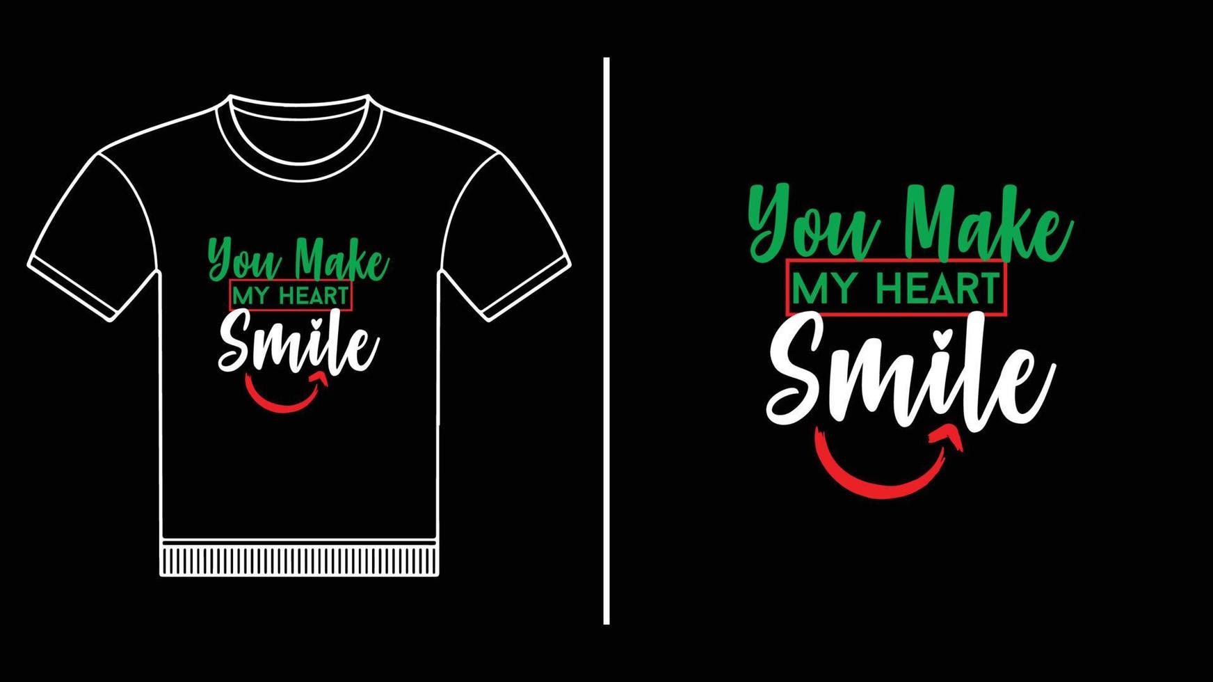 You Make My Heart Smile vector