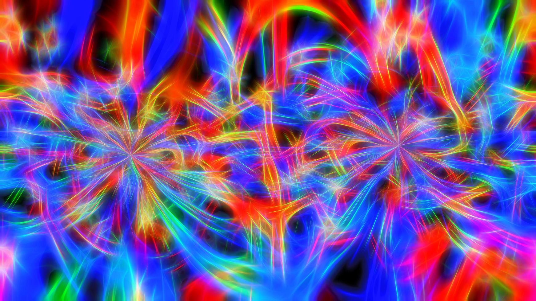 Abstract multicolored textured fractal background photo