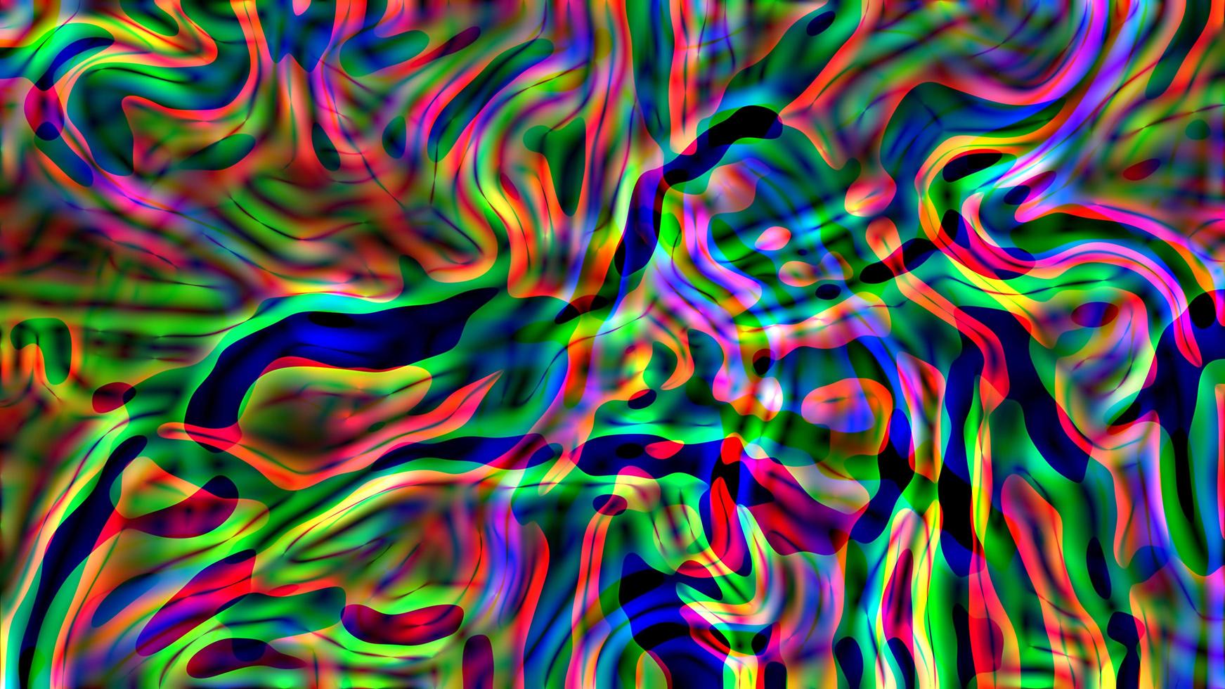 Abstract gradient multicolored liquid background photo