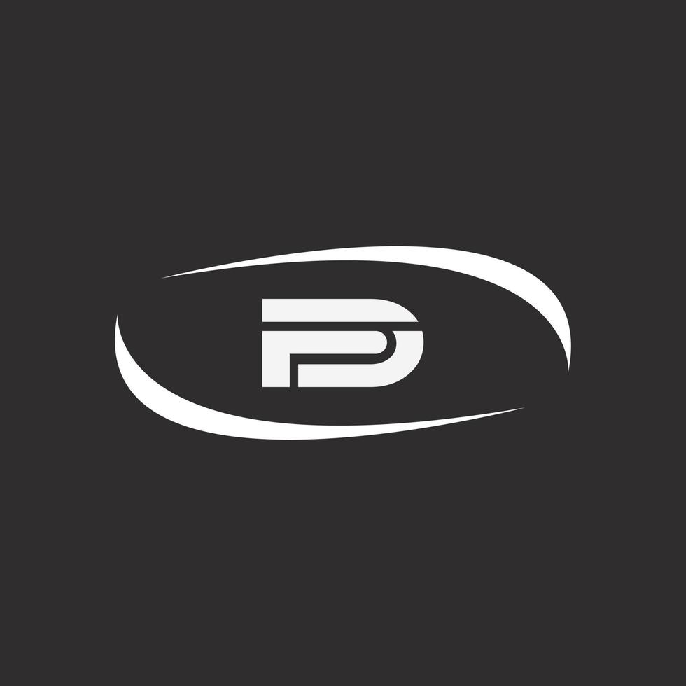 FD initials letter creative logo icon vector black color free download