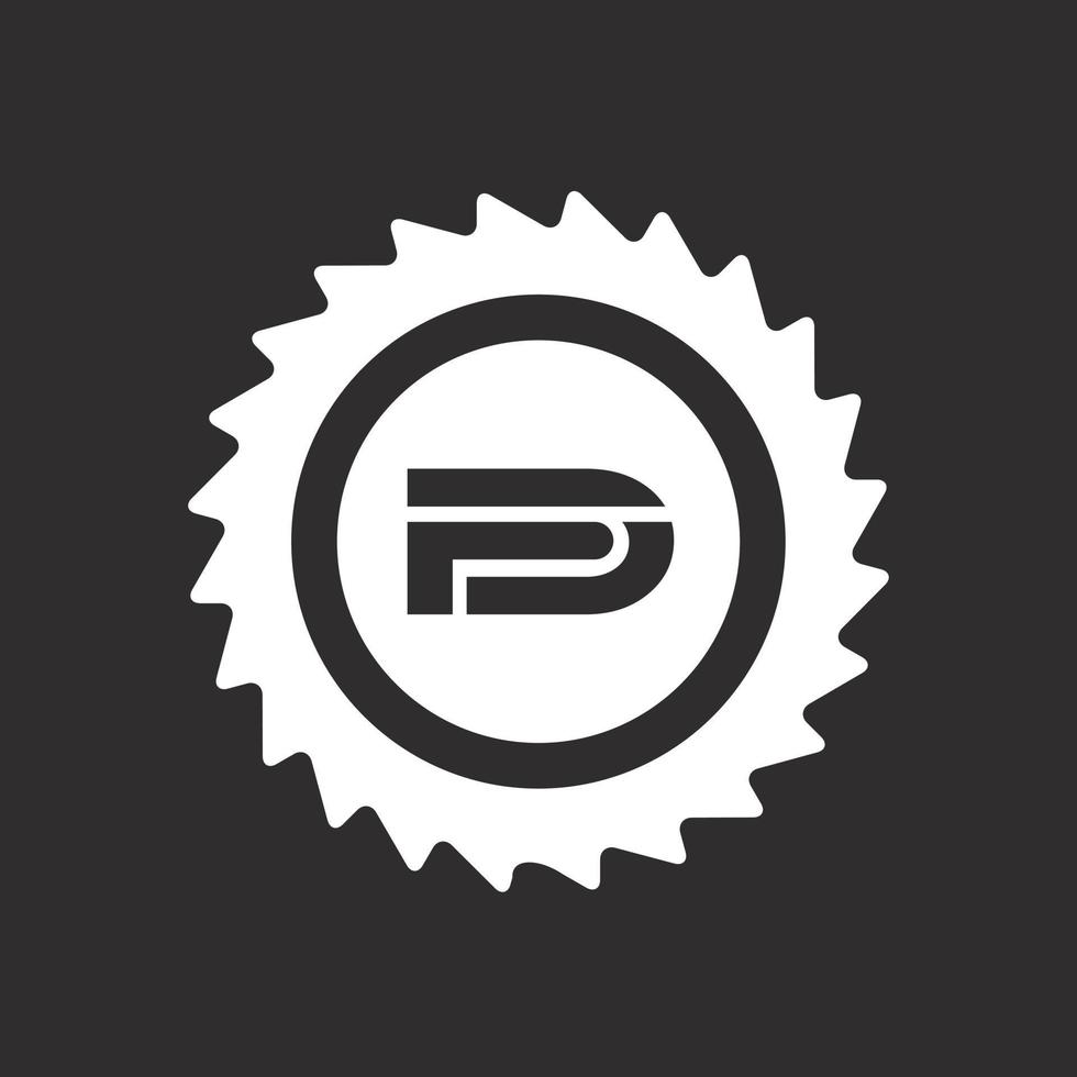 FD initials letter creative logo icon vector black color free download