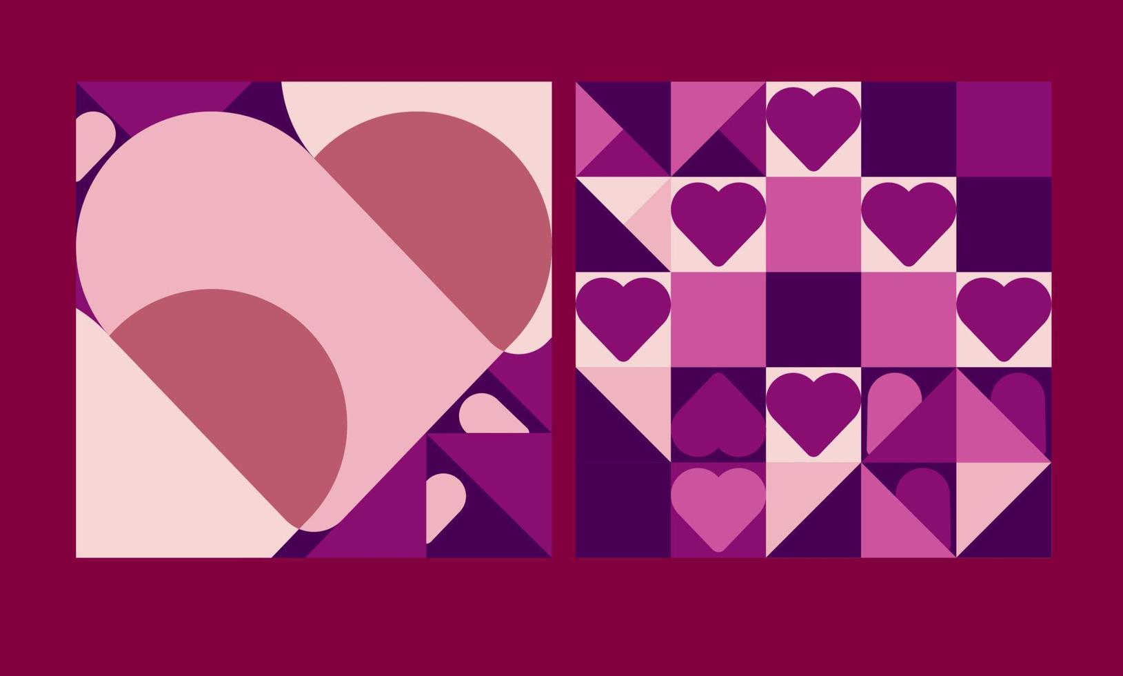 valentines day background pattern. valentine background design vector
