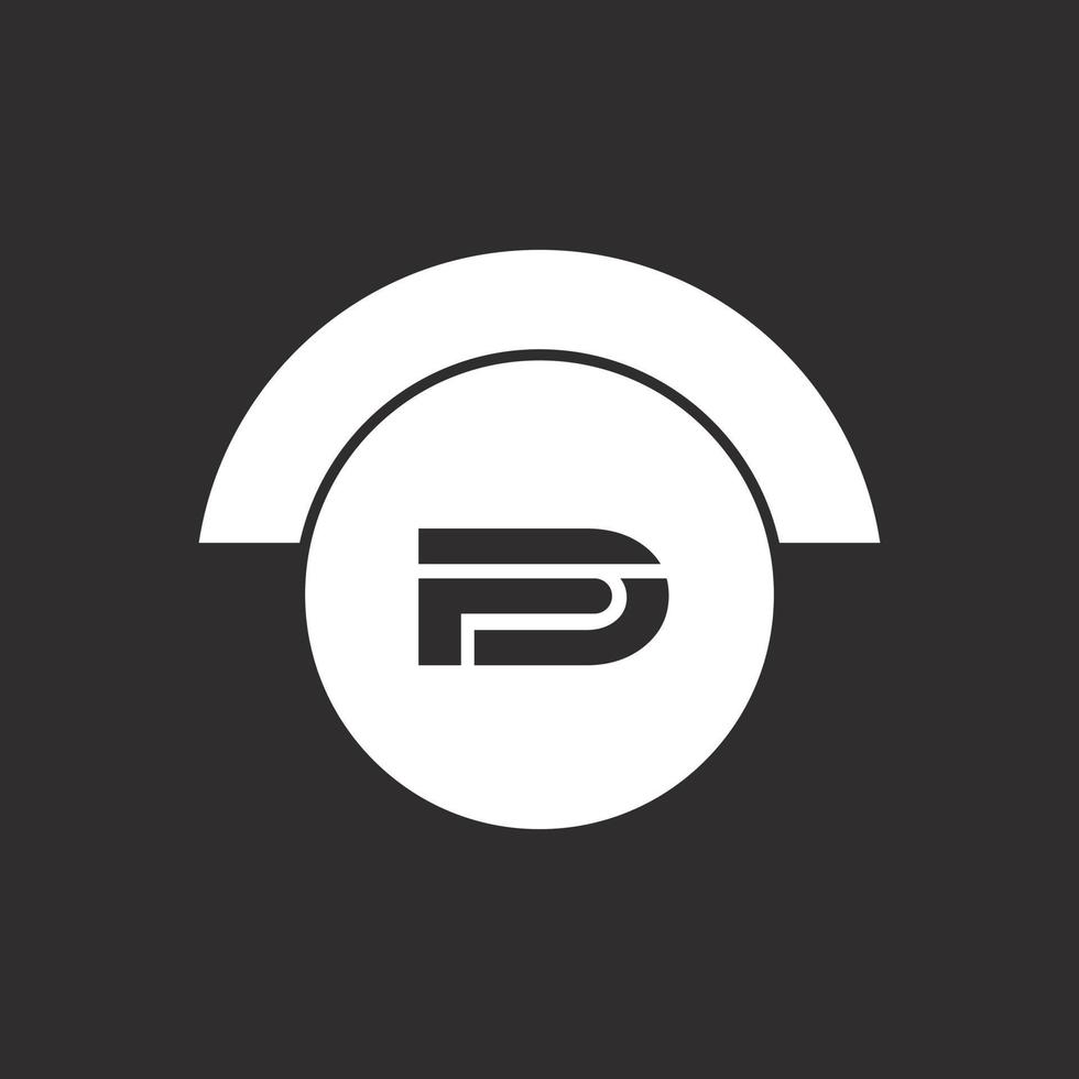 FD initials letter creative logo icon vector black color free download