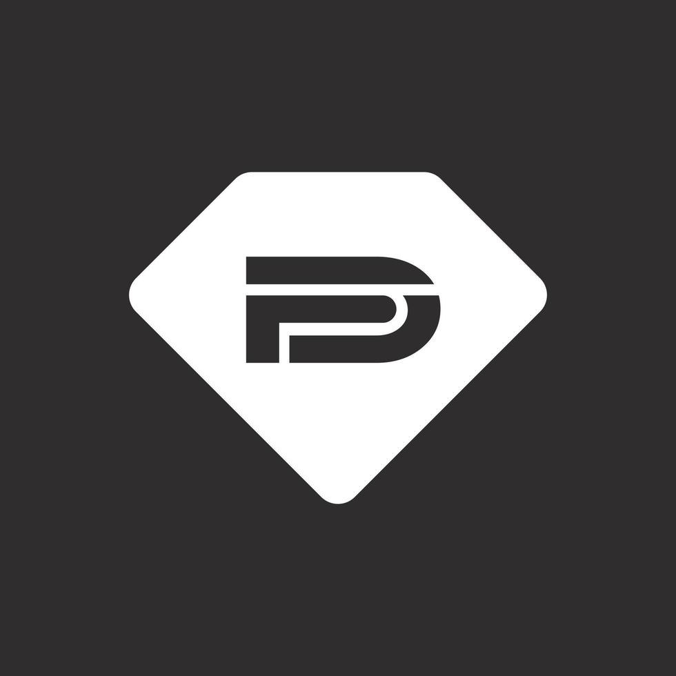 FD initials letter creative logo icon vector black color free download