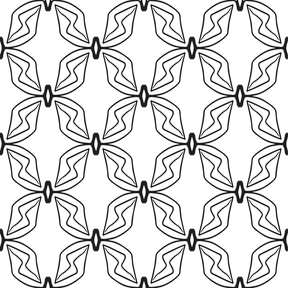 Seamless abstract geometric hand drawn pattern. vector