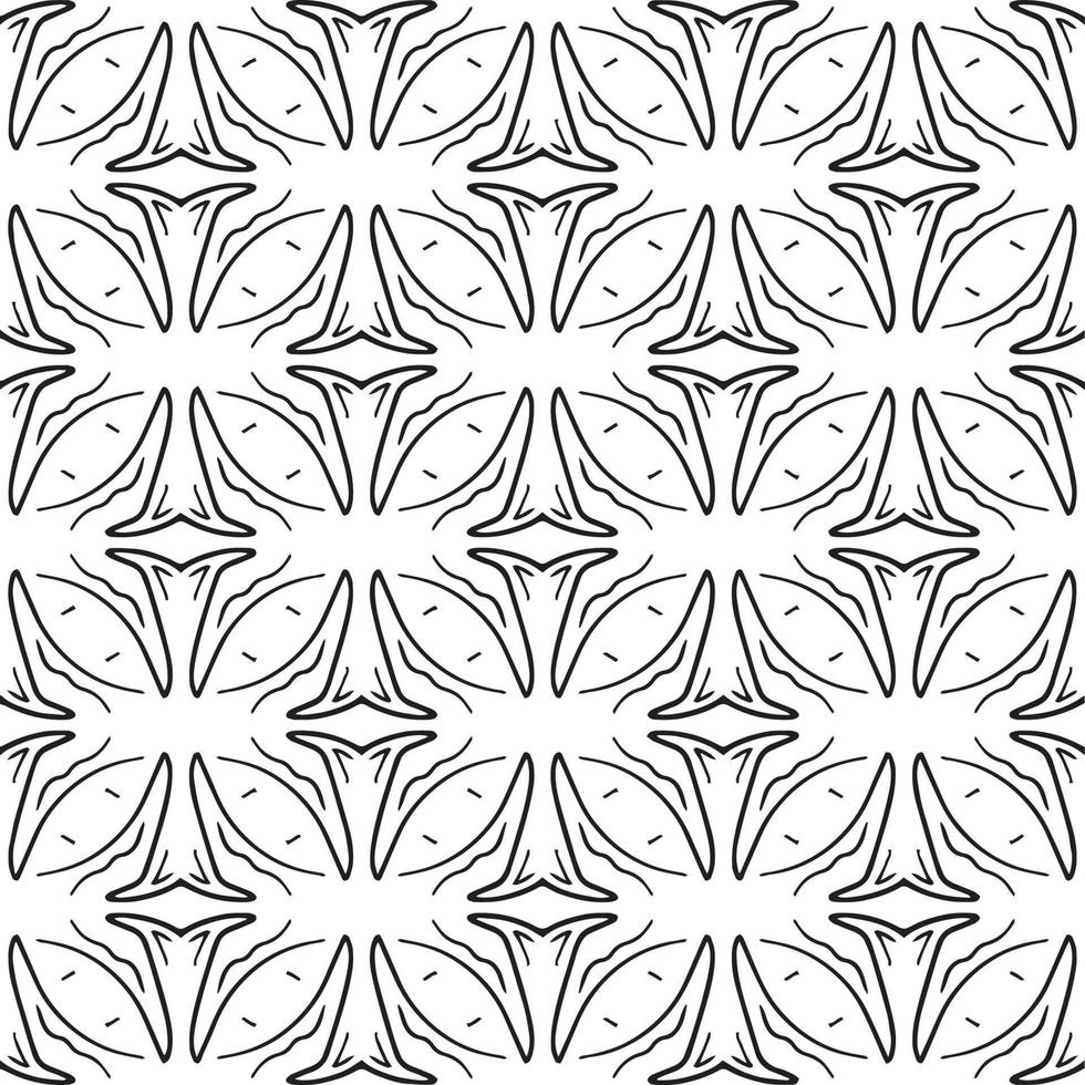 Seamless abstract geometric hand drawn pattern. 5562051 Vector Art at Vecteezy