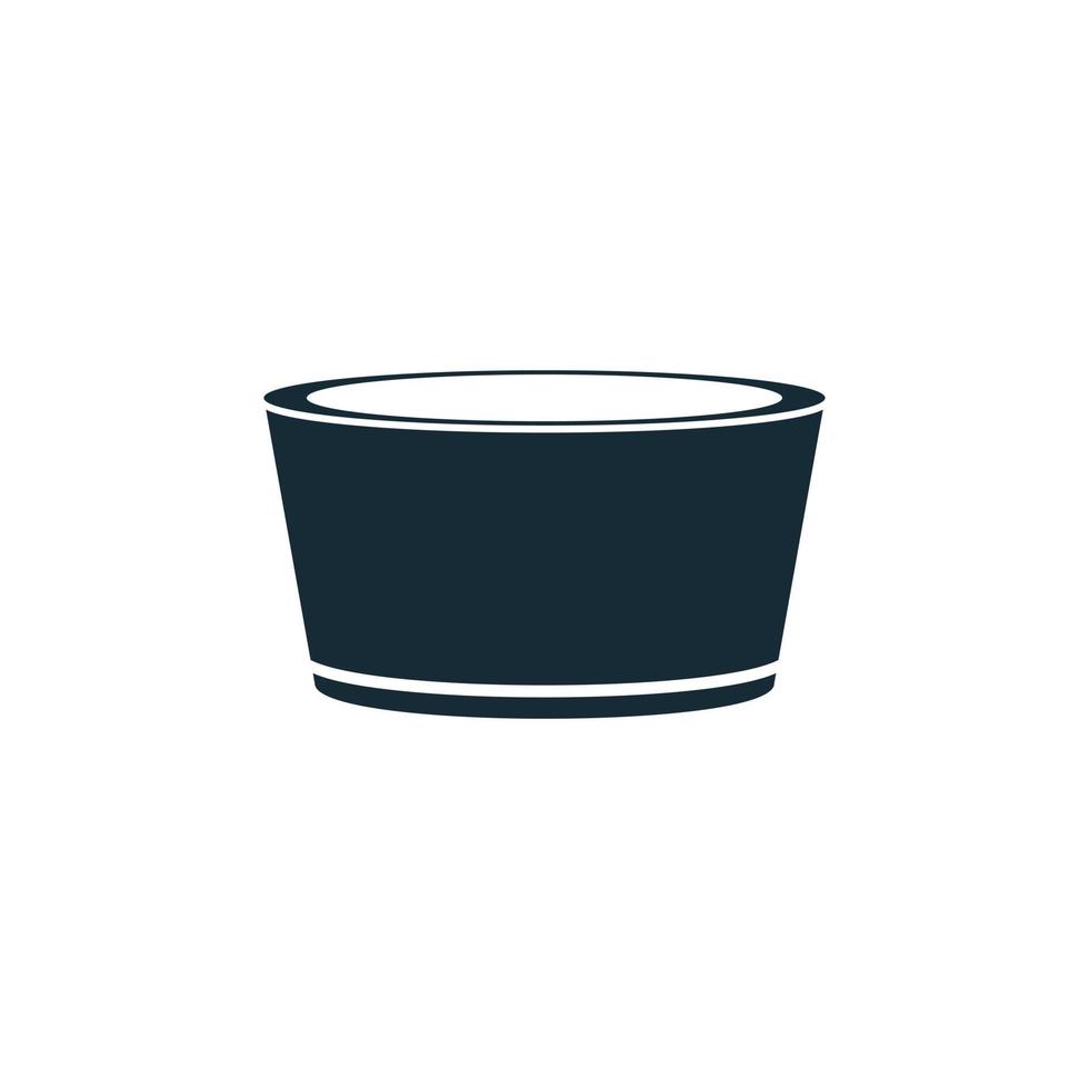 Bowl Icon Design Template Elements vector