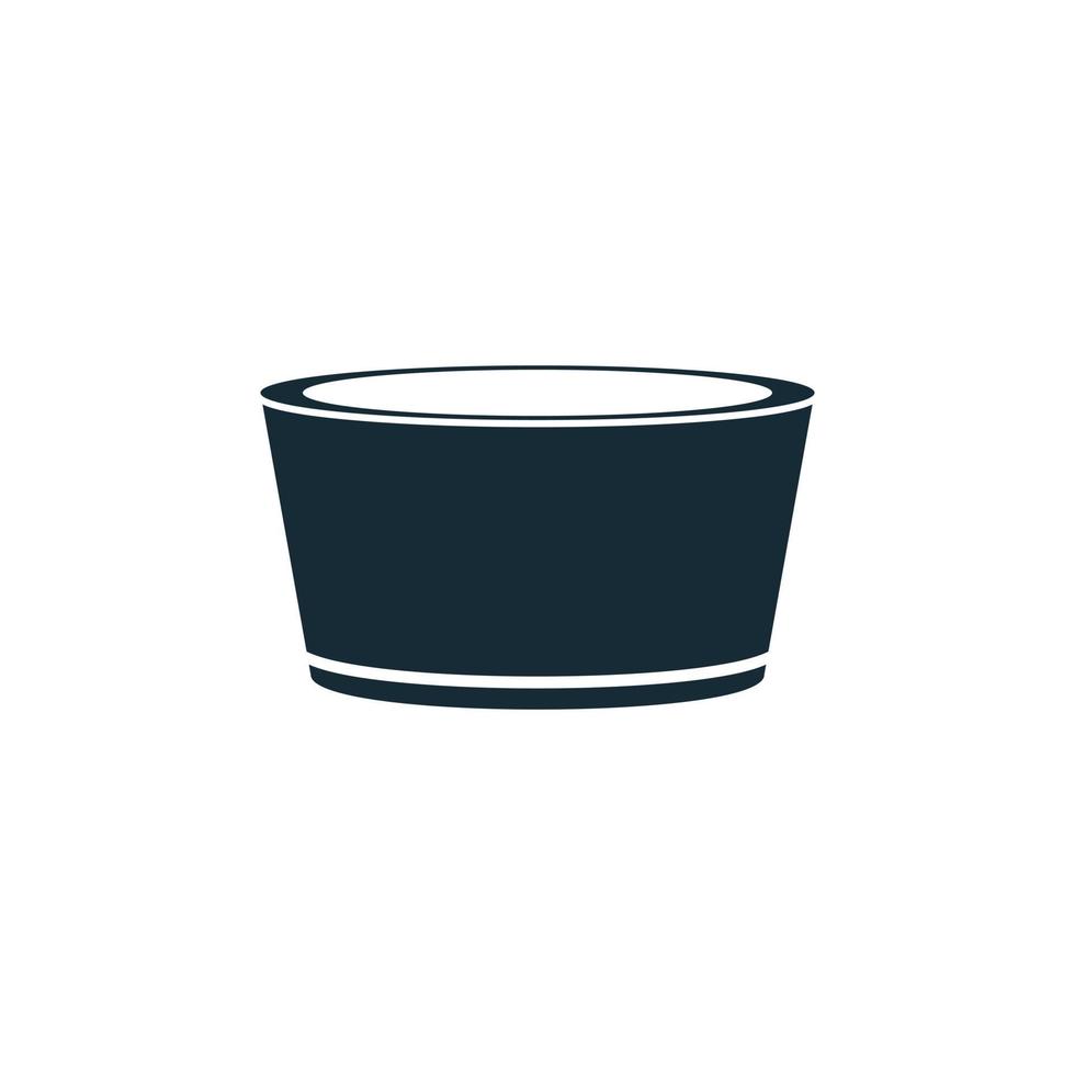 Bowl Icon Design Template Elements vector