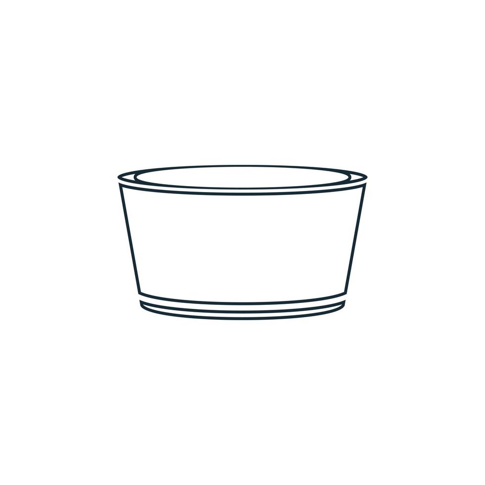 Bowl Icon Design Template Elements vector