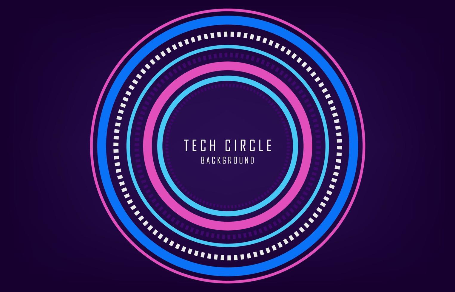 Abstract tech circle design artwork decorative template. Overlapping design for minimal style background. Illustration vector