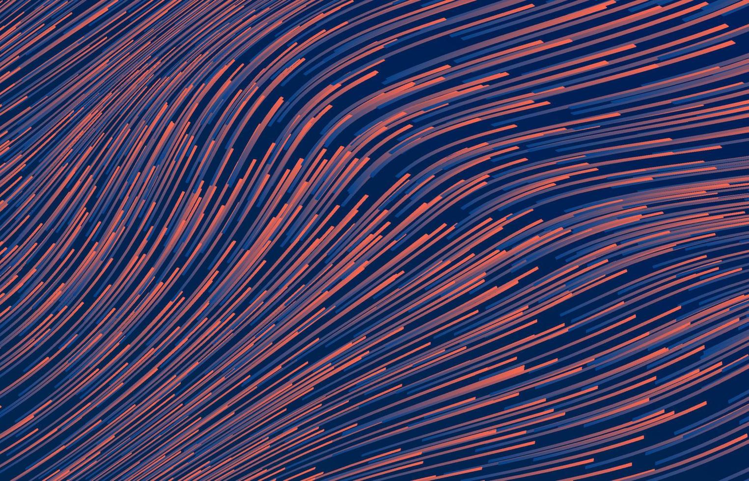 Abstract futuristic lines template decorative style. Overlapping design of gradient color background. Illustration vector