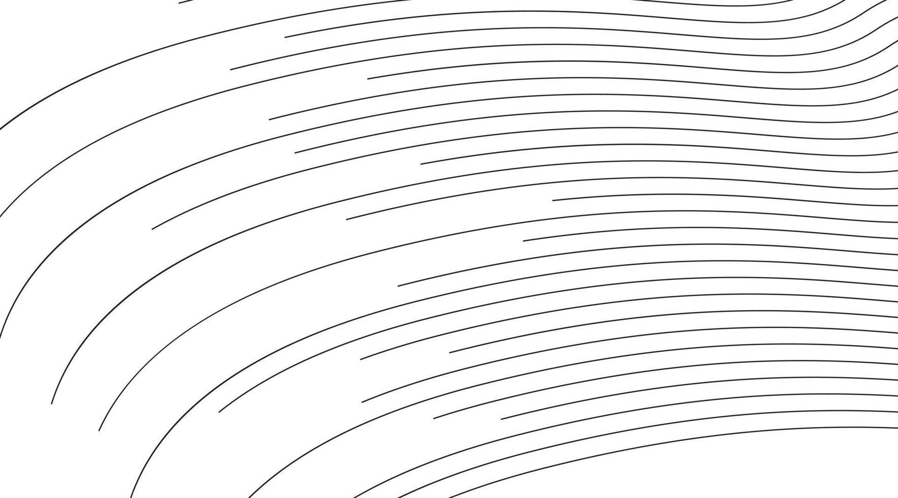 black white minimal round lines vector