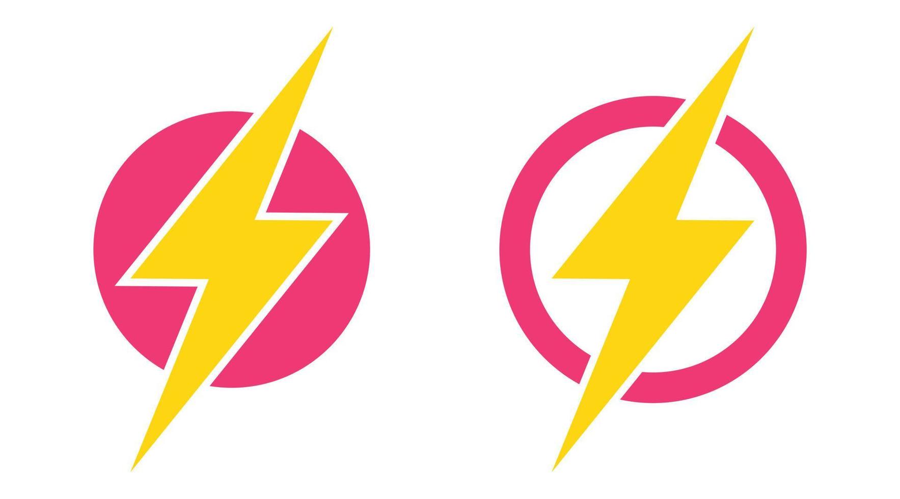 red Storm lightning bolt logo vector