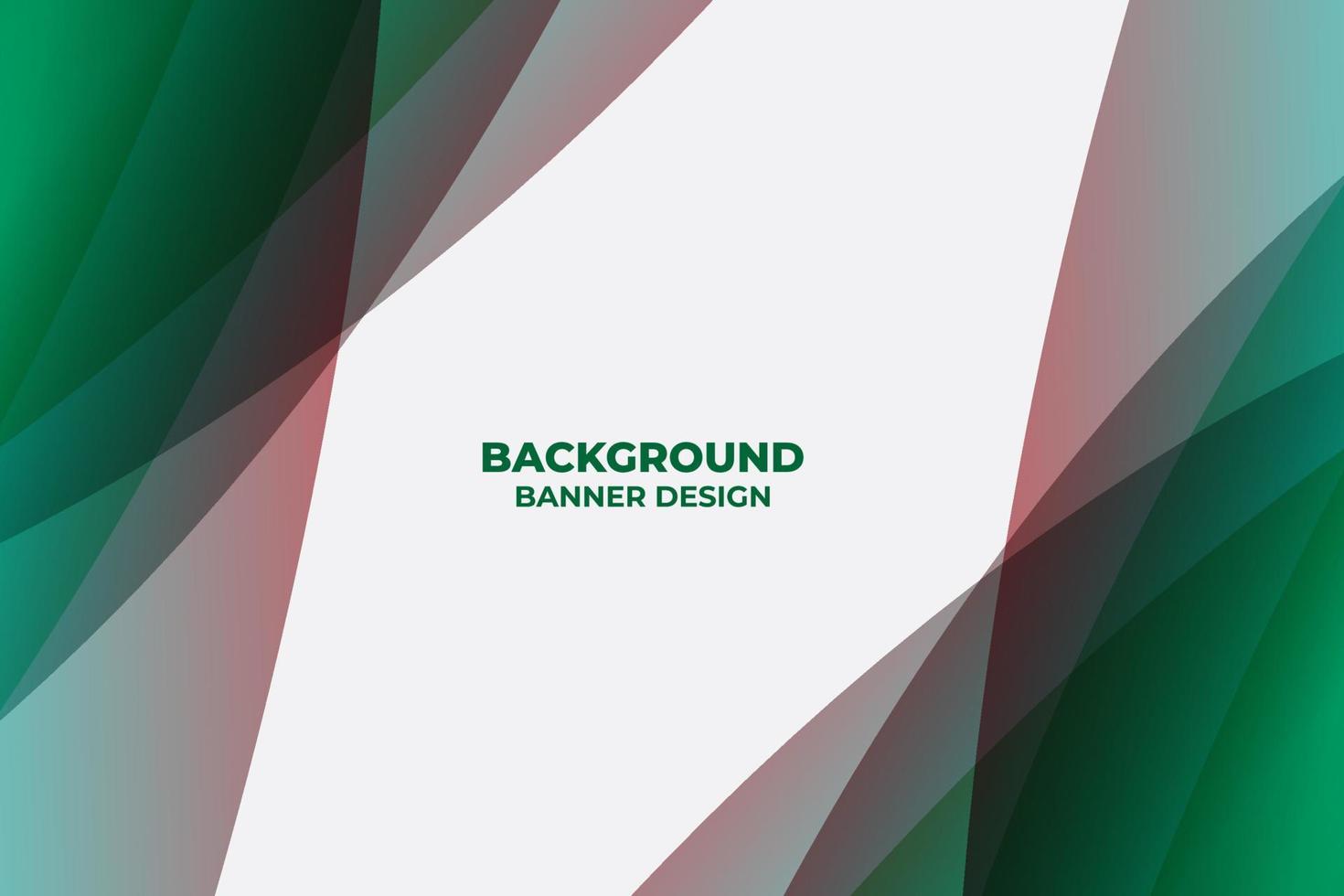 Green Wave Background Banner Design Template vector