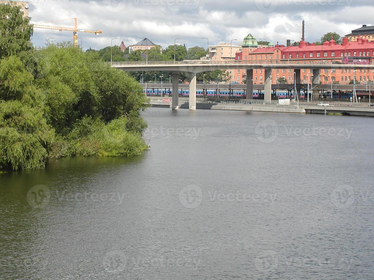 View of the city of Stockholm photo