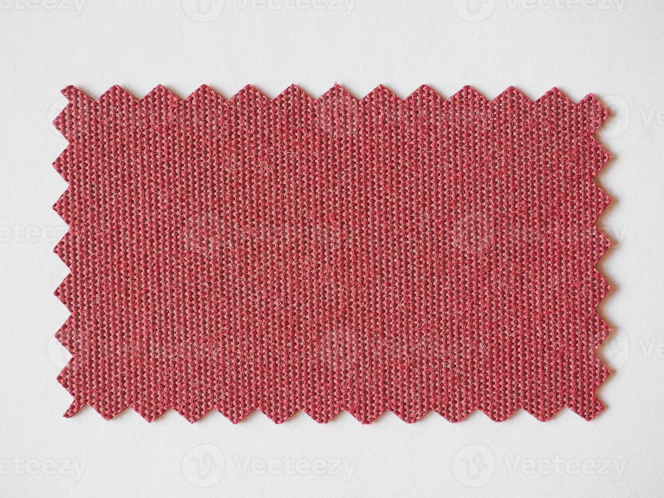 Red fabric sample photo