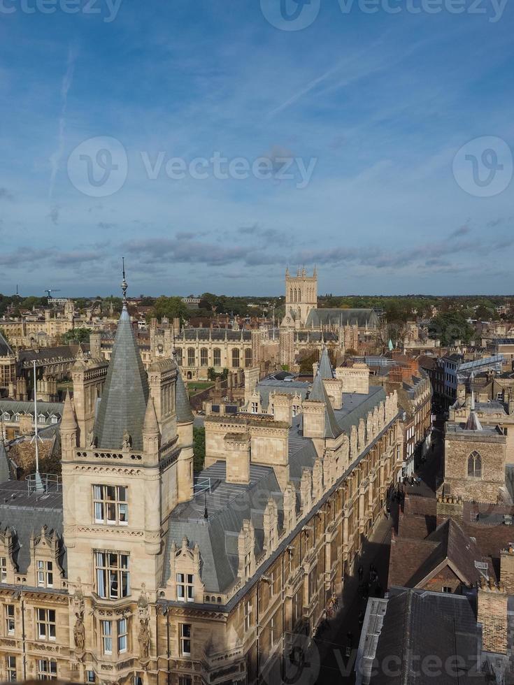 Aerial view of Cambridge photo