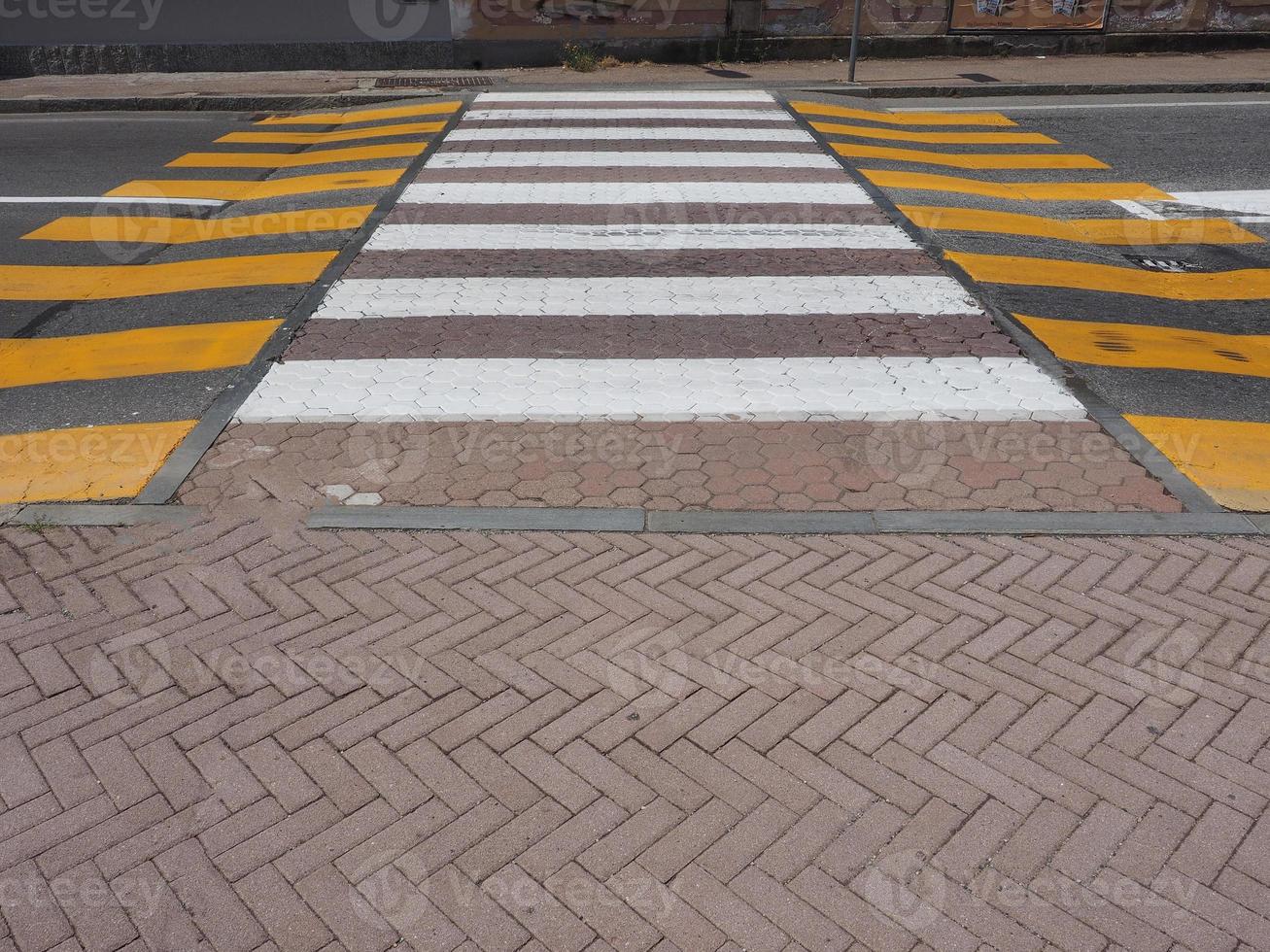 Zebra crossing sign photo