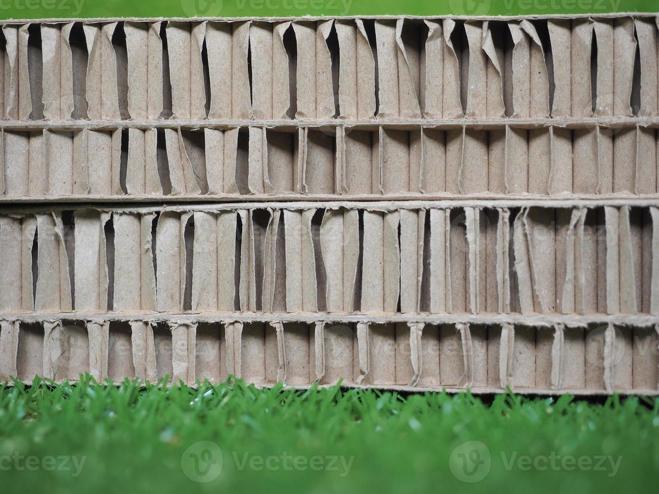 Scale model with artificial grass photo