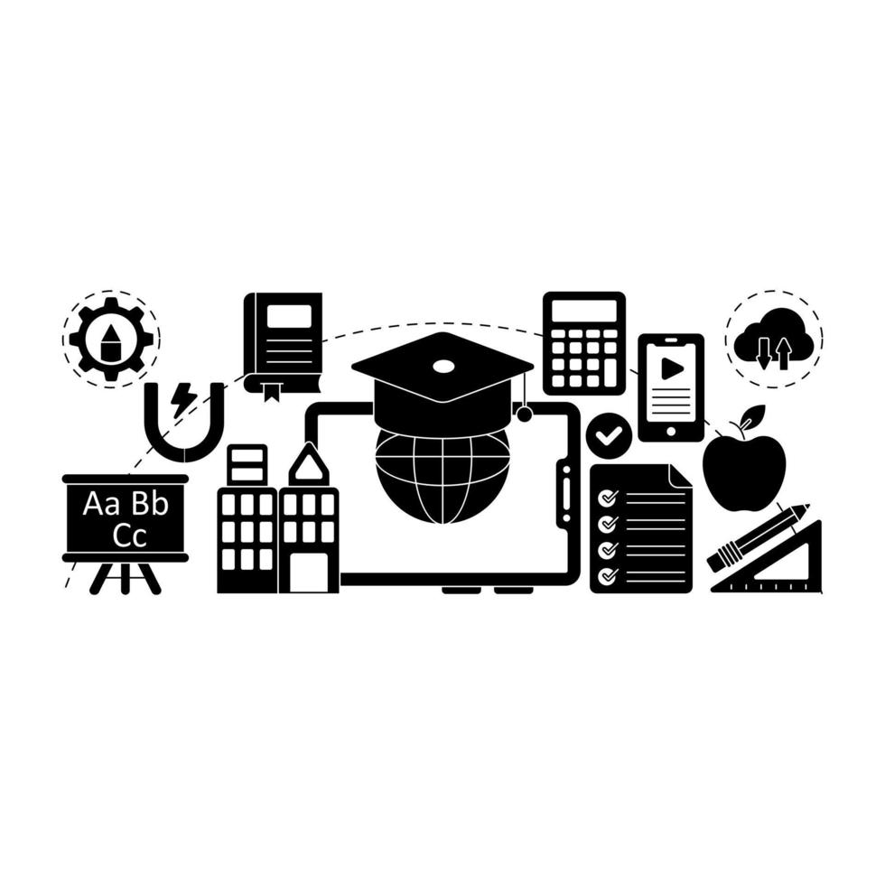 A perfect design illustration of education vector