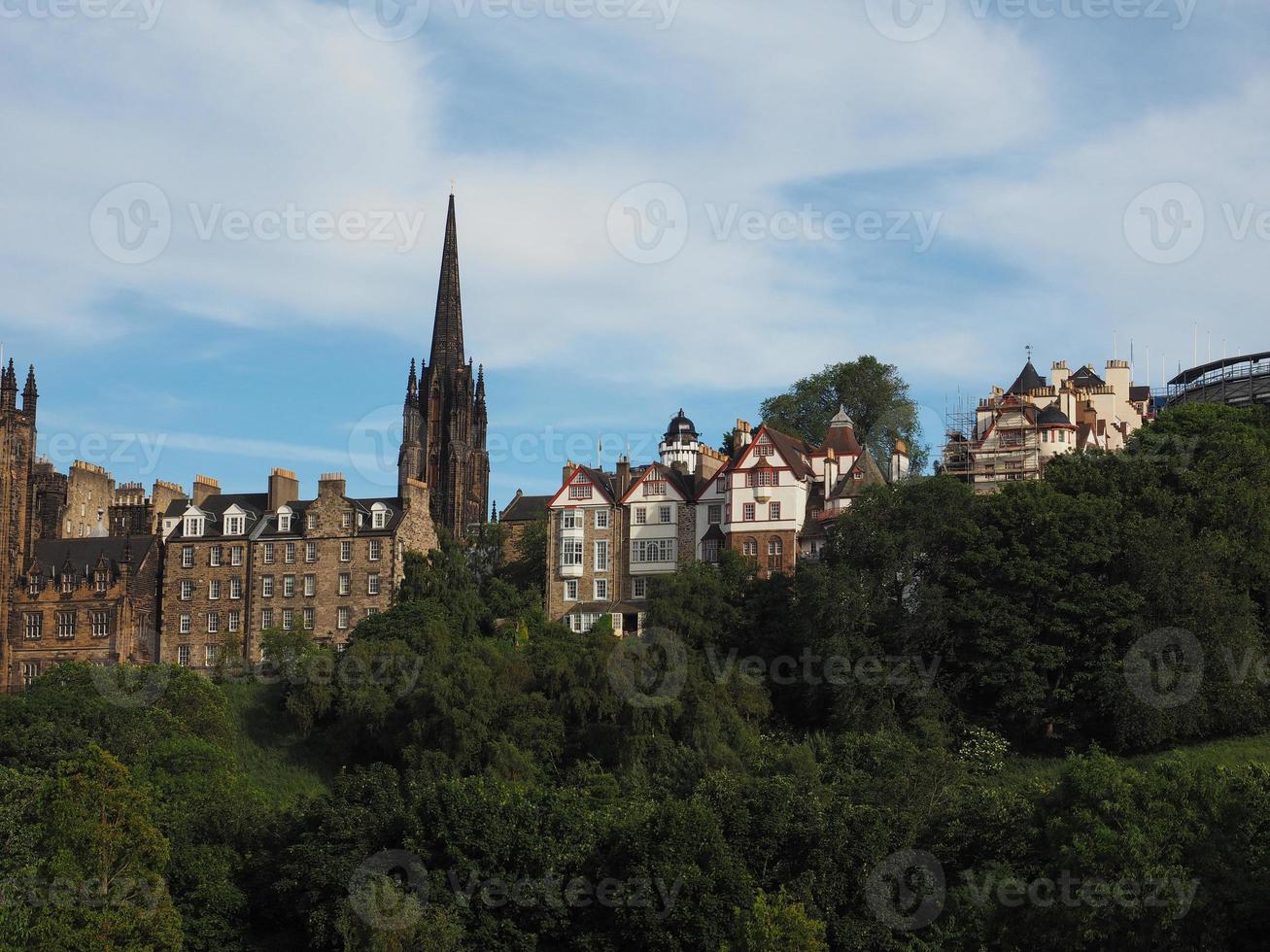 vista de la ciudad de edimburgo foto