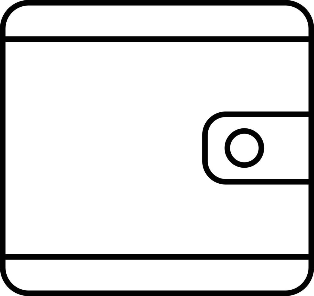 Wallet Icon Style vector