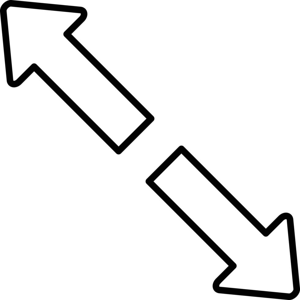 Resize Icon Style vector