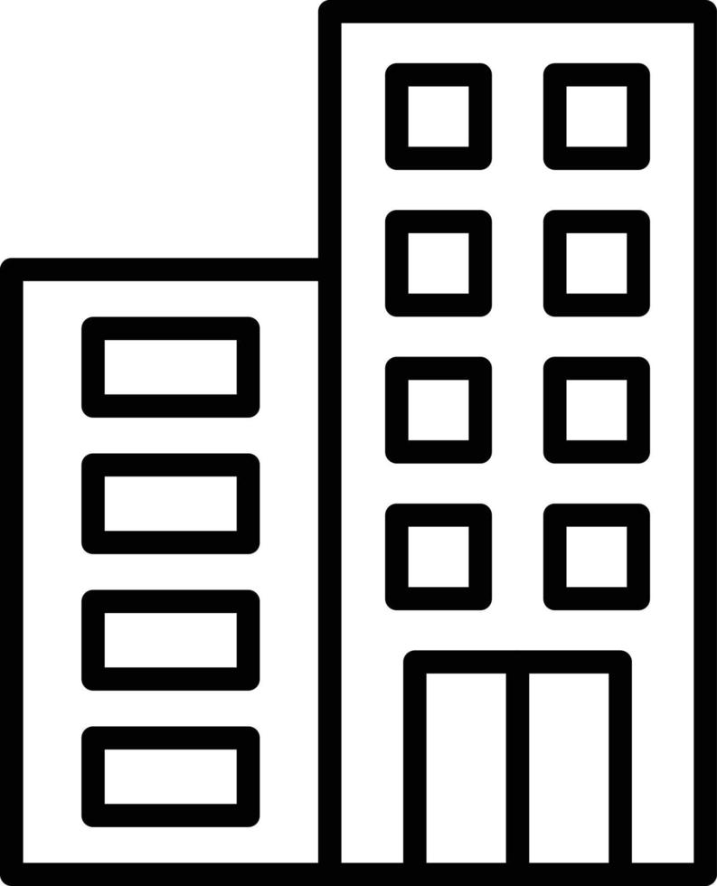 Apartments Icon Style vector