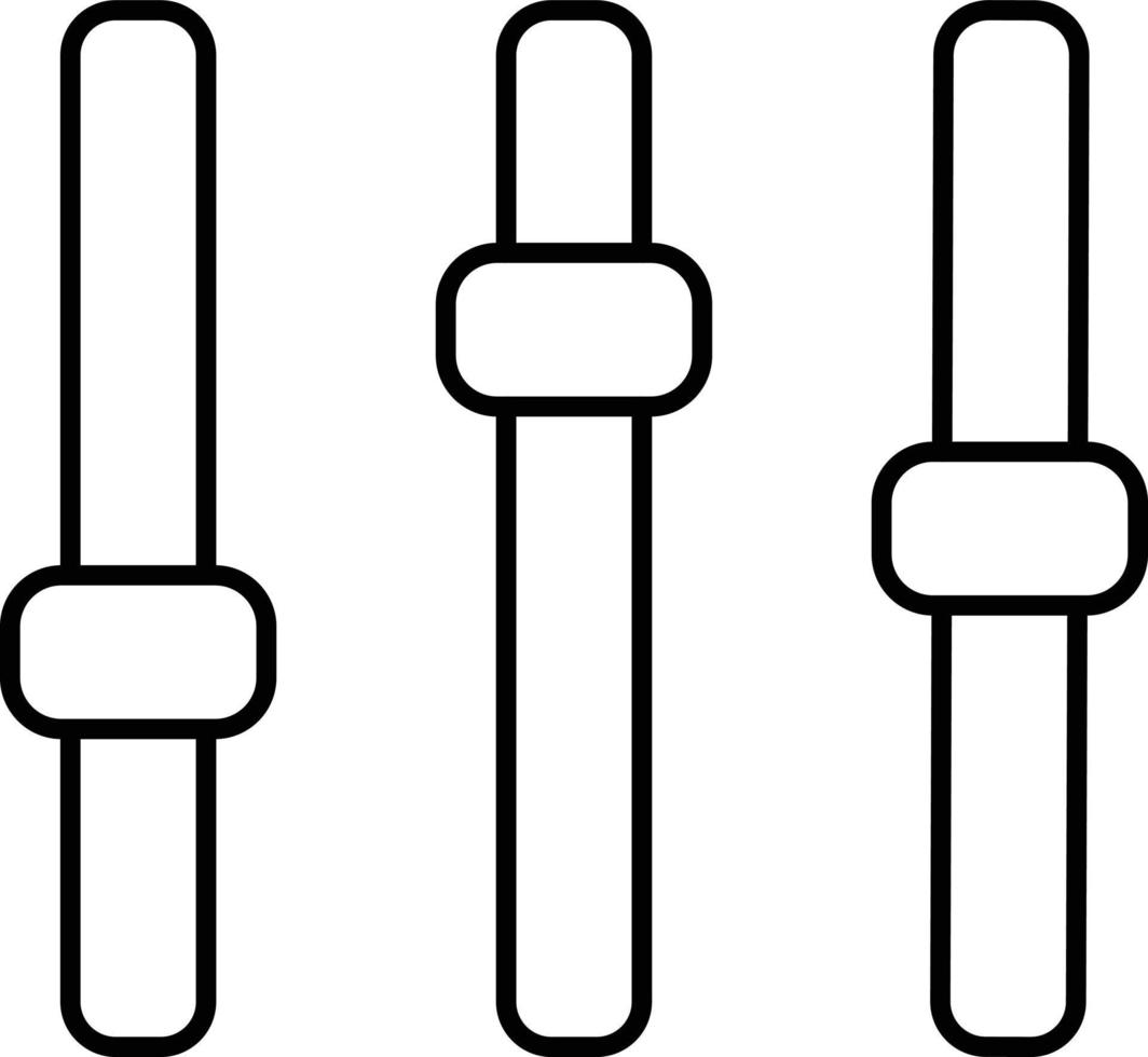 Controls Icon Style vector