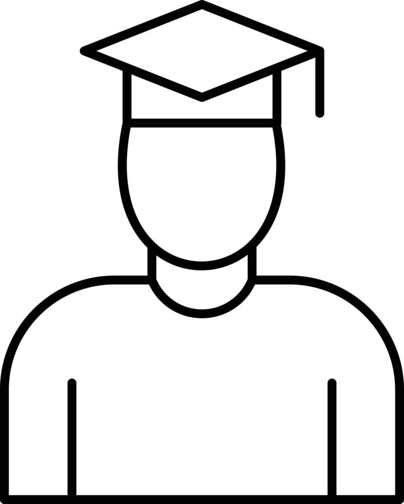 Student Icon Style vector