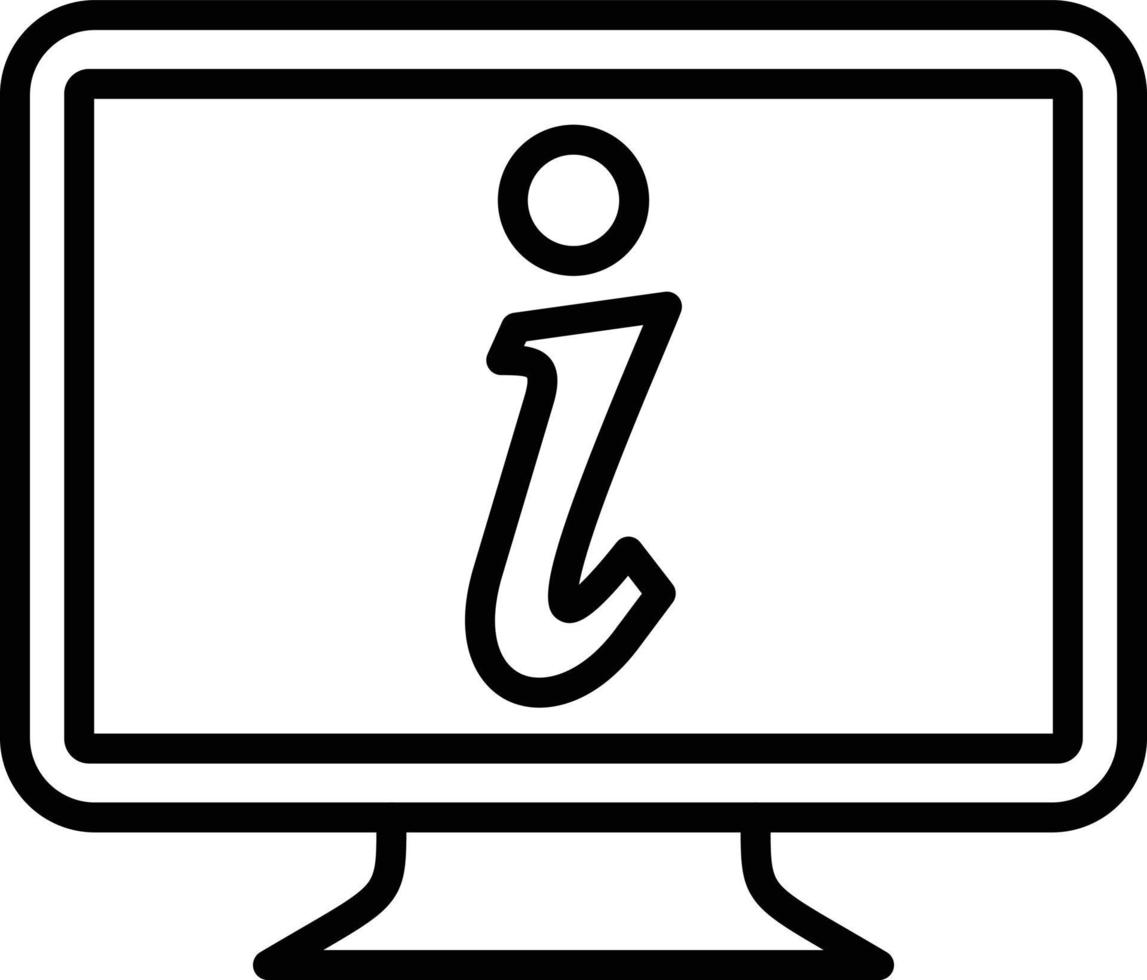 Online Info Icon Style vector