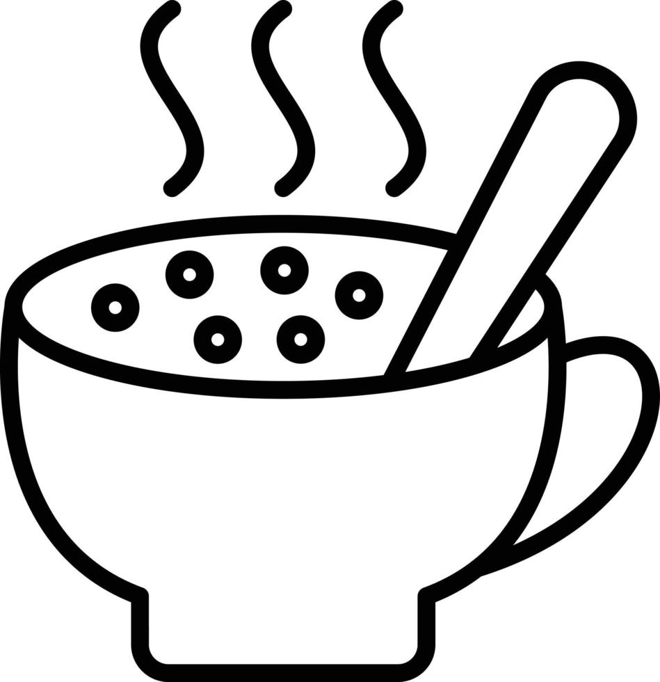 Hot Chocolate Icon Style vector